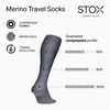 STOX Energy Socks, Flight Socks for Men, Compression Class 23-32