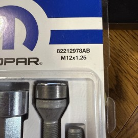 Mopar NEW Genuine OEM Mopar 82212978AB Wheel Lock Kit Jeep Dodge Chrysler