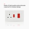 ABB Inora 1 Gang Switched 13A Plug Socket with 45A