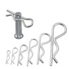 LOYELEY R Pin Snap Pins, 100 Pcs Snap Pins, Cotter