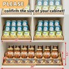 TISTON Expandable Bamboo Can Organizer for Pantry, 3-Tier Adjustable Pantry