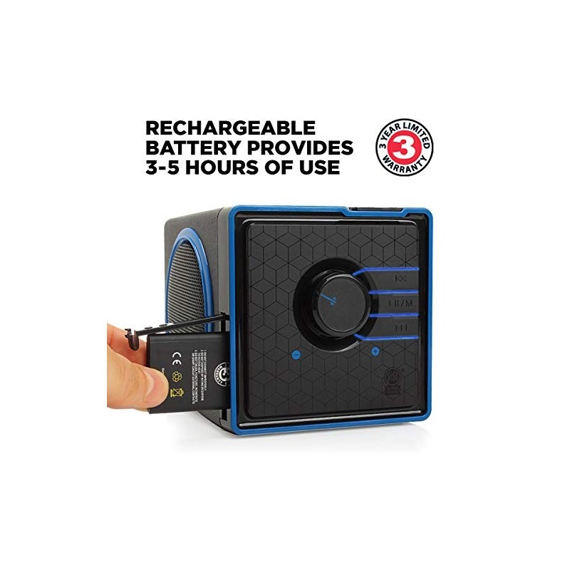 GOgroove Portable Wired Bluetooth Speakers with USB Playback and Rechargeable