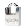 Lock L22A40DCSB Candado de Acero Antipalanca, Llave de Discos, Cromo