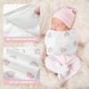 Funnysoft 6 Pcs Newborn Snuggle Strap Adjustable Arms Swaddle Band