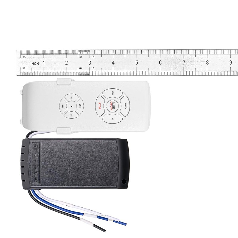 Alnicov Universal Wireless Ceiling Fan Remote Control Kit with Time