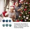 VORCOOL Ornaments, Balls, Christmas Tree Decoration, Blue + Green, Scandinavian