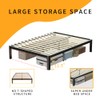 MAF 14 Inch Full Size Platform Bed Frames with Wooden