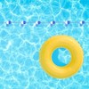 Swimming Pool Safety Float Line with Hooks Blue and White