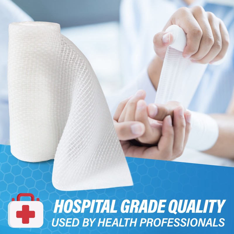 Gauze Rolls –36 Rolls- Premium First Aid Supplies for Safe