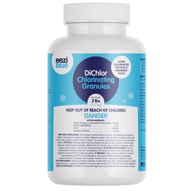 Dichlor Chlorinating Granules - Pool Chlorine Granules for Swimming Pool, Sodium DiChlor Pool Shock, Granular Shock for Pool, Granulated 56% Stabilized Pool Sanitizer for Hot Tub or Spa (2 lbs)