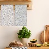 6 Pack Floral Kitchen Towels Blue Dish Cloth Quick Dry