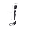 Kisangel 3pcs 2 Golf Club Brush Retractable Zip-line Pp Material