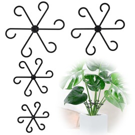 8pcs Plant Stem Support, Plant Support for Indoor Plants, Plastic Reusable Plant Stabilizer, Indoor Plants Accessories by GLCSC