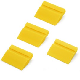 CARTINTS 2Inch Water Glass Wiper Water Blade Rubber Mini Squeegee Window Squeegee Side Mirror Squeegee for Household, Car Glass Cleaning - 4Pack