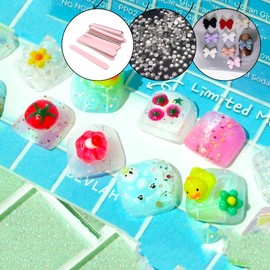 classic nail Vibla Squishy Gel Embo Art Tip Attachment Gel + 30 parts / 비블라 스퀴시젤 엠보아트 팁부착젤 + 파츠30개