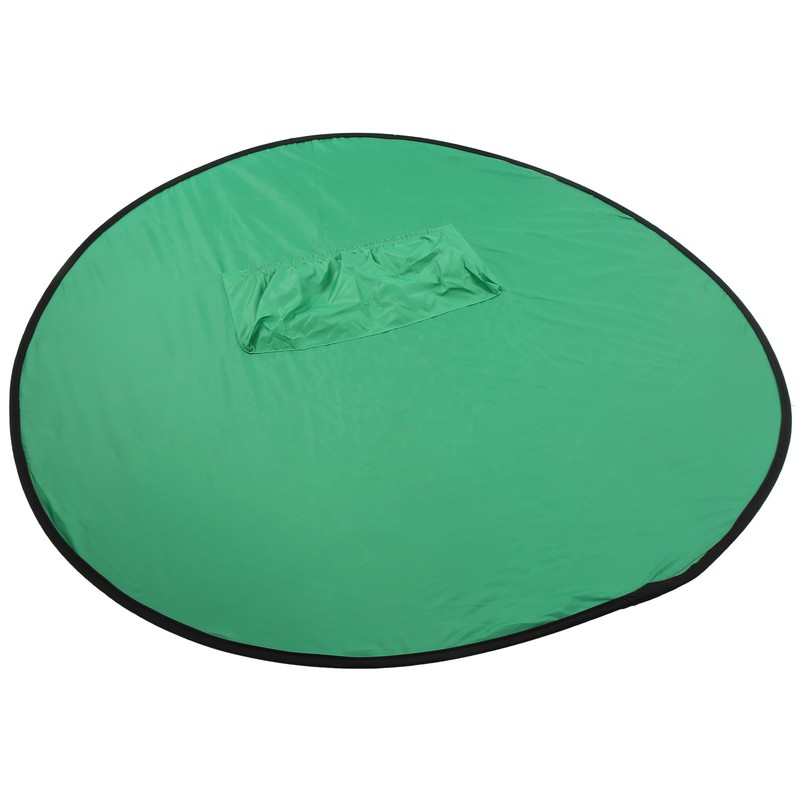 2 in 1 142cm Round Blue Green Screen Backdrop Double