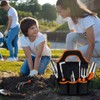 QINGFANGLI Garden Tool Set,10 PCS Stainless Steel Heavy Duty Gardening