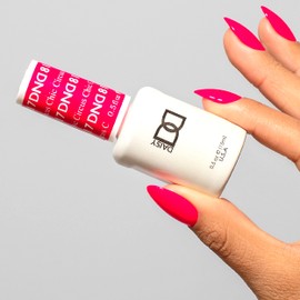 DND Gel Polish Set, Pink Collection, UV/LED Gel Polish and Air Dry Nail Lacquer, Matching Chip-Free Polish Duo, 817 Cirus Chic, 0.5 Fl Oz