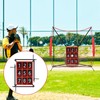 Adjustable Baseball Strike Zone Target Net, Waterproof Baseball Pitching Target