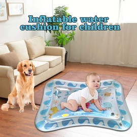 Inflatable Baby Ice Pad PVC Bright Underwater World Colour Colourful Toy Tilt Pat Water Cushion Marine Life Mat