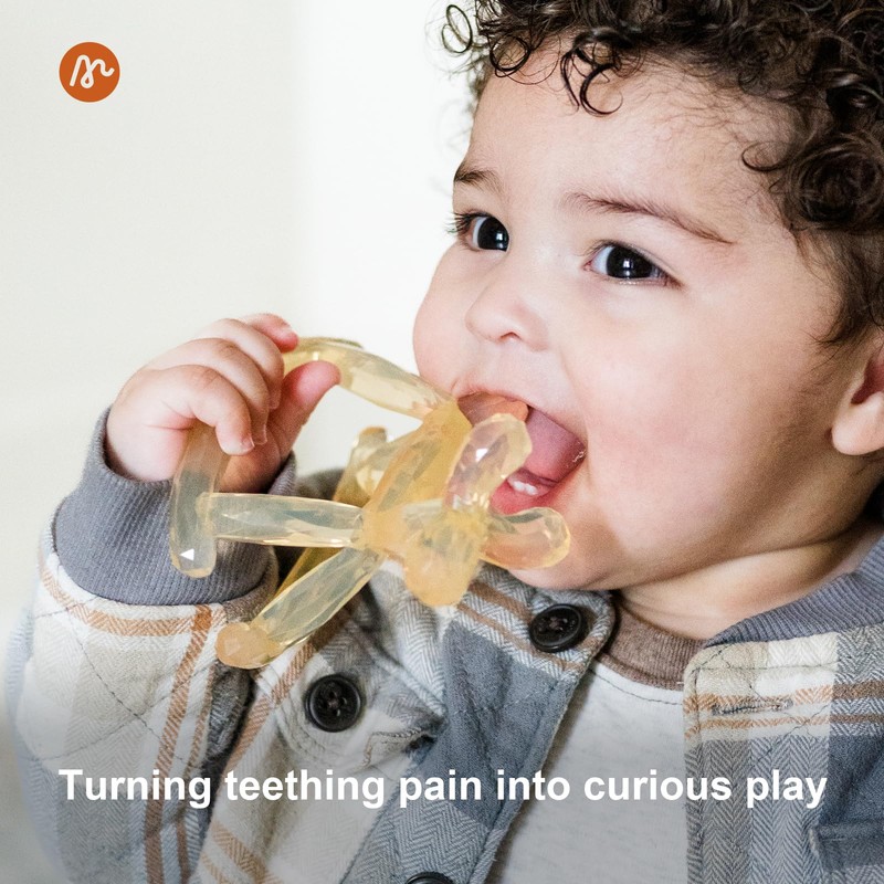 Miraloop Crystal Jelly Baby Teether – Jellydog Teething Relief Toy