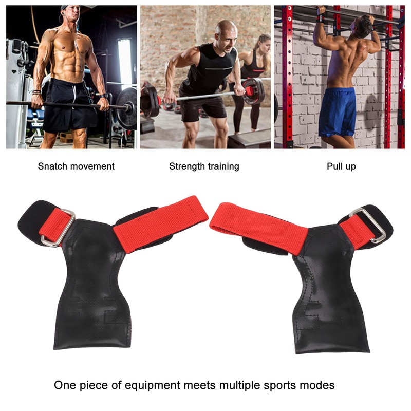 Lifting Straps Rubber Hard Pull Wrist Lifting Straps Durable Deadlift