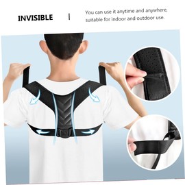 PACKOVE 1pc Humpback Belt Adjustable Back Support Trainer for Improved Sitting Posture Breathable Ergonomic Design Suitable for Men and Women Invisible Wear for Indoor and Outdoor Use