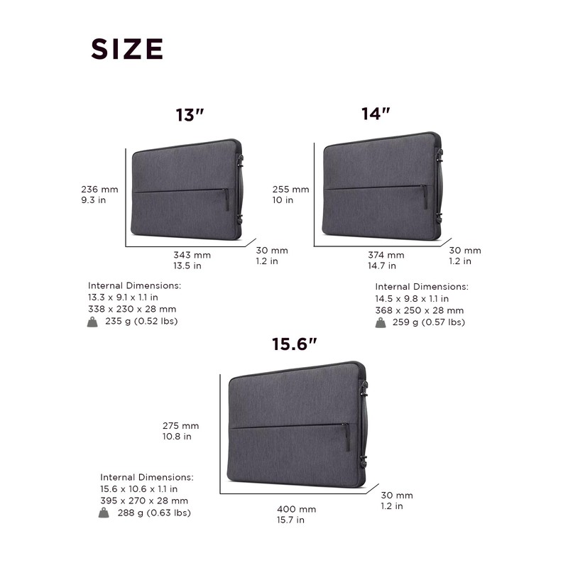 Lenovo Urban Laptop Sleeve 14 Inch for Laptop/ Notebook/Tablet Compatible