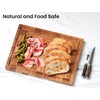 Fibogollo Extra Large Bamboo Cutting Board for Kitchen, Heavy Duty