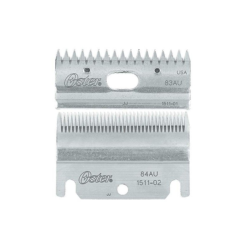 Oster Clipmaster Top and Bottom Clipper Blade Set, 83AU and
