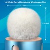 zealsound Microphone Furry Windscreen for Blue Yeti, Microphone Foam Cover