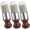 3 Pcs Salve Brush for Leather Furniture Boar Bristle Brush