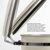 Coffee Canister 1800ml 304 Stainless Steel Window Design One Way