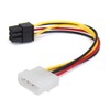 4-Pin Molex to 6-Pin PCI- Express PCIE Adapter Power Cables,