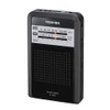 TOSHIBA TY-APR5-K (Black) Pocket Radio with LED Light