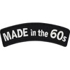 Birthday Gift "Made in the 60s" Sixties Party Decoration Patch