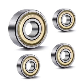 AnaTI 4 Cuscinetti A Sfera 608ZZ In Acciaio Per Skateboard E Pattini In Linea