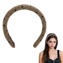 Wanciler Velvet Headband for Women Fashion Headband, Padded Hairband Soft Head Bands No Slip Hairband Hair Accessories