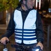 ABUS Warnweste Lumino Urban Vest - voll reflektierende Sicherheitsweste für
