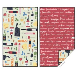 Wine & Cheese Please Microfiber Towel