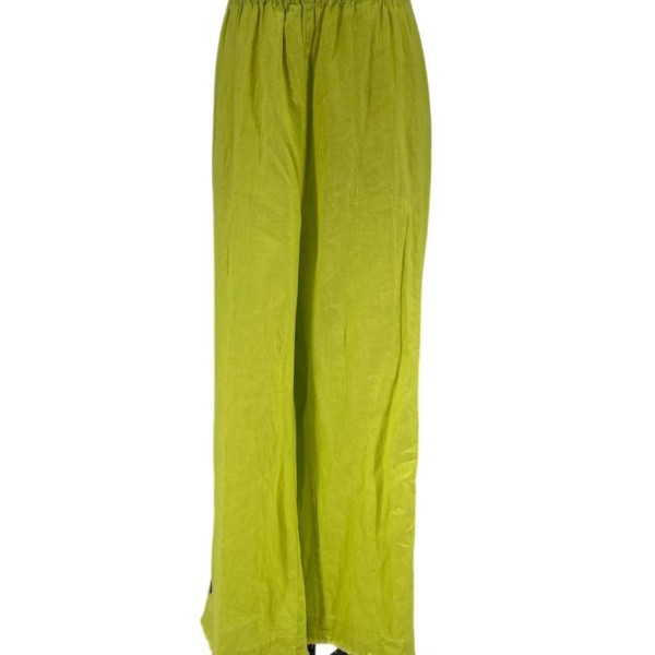 Ali Miles NWT Ali Miles 2X Linen Lime Green Fringe