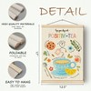 HKTZM Positive Tea Wooden Poster Hangers 12.5×17 Inch,Motivational Poster Hanger