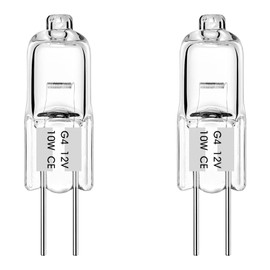 meillyocean W10886919 Oven Light Bulb, G4 Base, 10W 12V Halogen, 140 Lumens, 2 Pack, Compatible with Whirlpool, KitchenAid, Jenn-Air, Maytag Oven and Microwave