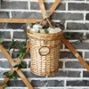 Woven Wicker Hanging Basket Door Hanging Basket Wall Decorations for