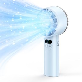 Timorn Portable Handheld Fan Rechargeable: 100 Speed Mini Fan Blow Cold Air, Powerful Cooling Hand Fan Battery Operated, Wider Wind Personal Fan, Quiet Hand Held Fan for Travel, Makeup, Concert