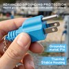 CircleCord Generator Grounding Plug with Keychain - Portable Neutral Ground