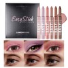 6PCS Eyeshadow Stick Set, Cream Eyeshadow Pencil Crayon, Waterproof Long