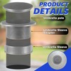 2 Sets Patio Table Umbrella Hole Ring Plug Cap Set,