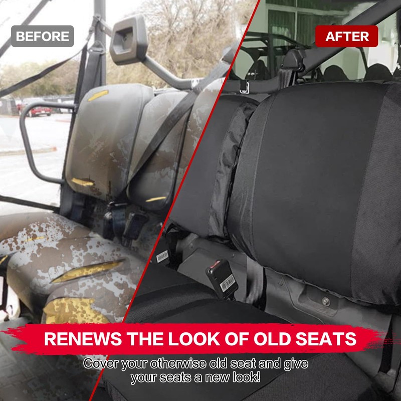 SMOTRCC 1680D Oxford Ranger 1000 Seat Covers Waterproof with PU