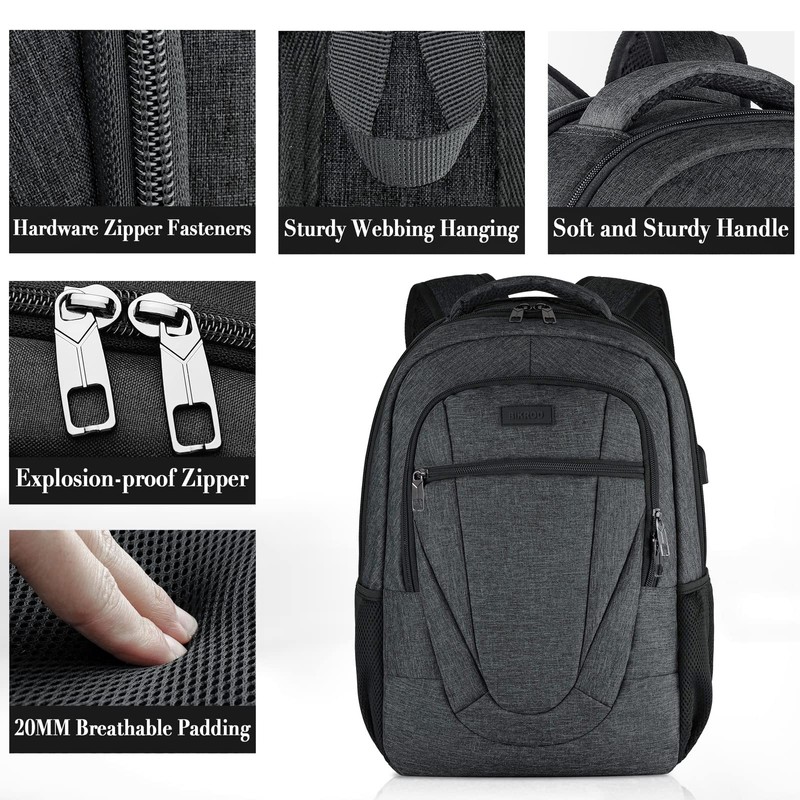 BIKROD 45L Extra Large Travel Laptop Backpack for Men and